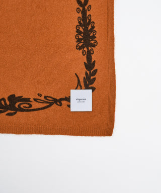 Print-knit scarf