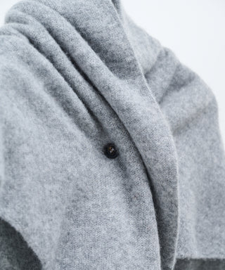 Button triangle scarf