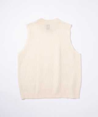 sheer knit vest