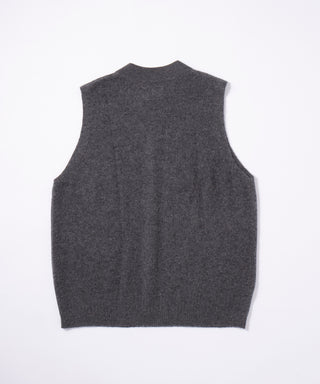 sheer knit vest