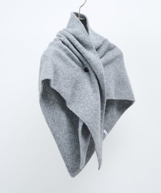 Button triangle scarf