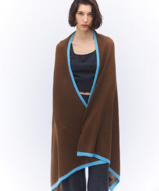 Mesh cashmere stole