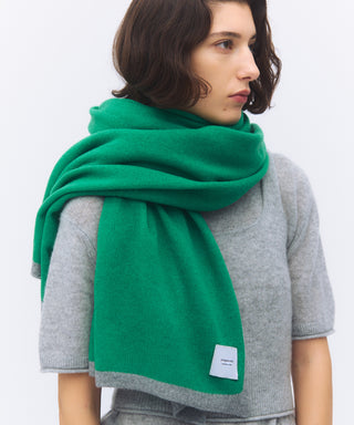 Mesh cashmere stole
