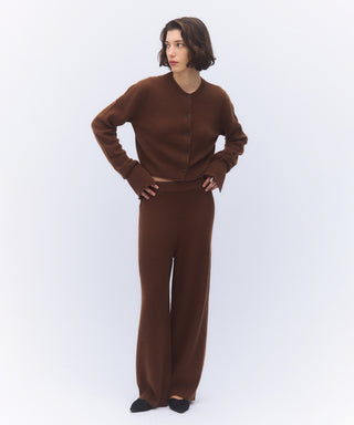 Sheer cashmere pants