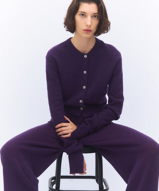 Sheer cashmere cardigan