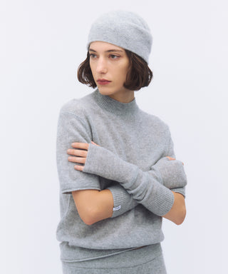 Sheer cashmere warmer long