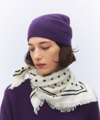 Cashmere dots scarf