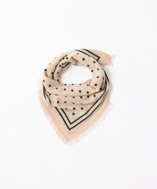 Cashmere dots scarf