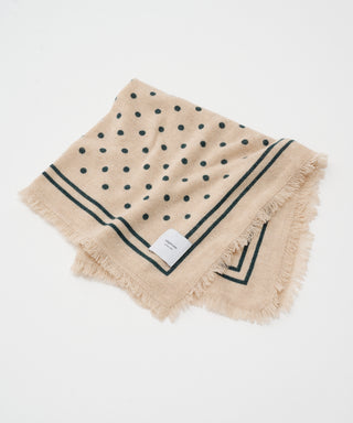 Cashmere dots scarf