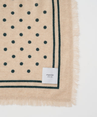 Cashmere dots scarf