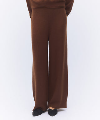 Sheer cashmere pants