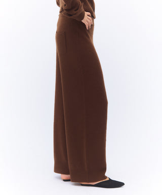 Sheer cashmere pants