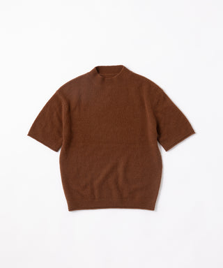 Sheer cashmere short sleeve