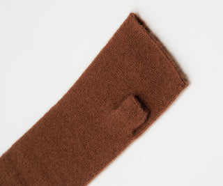 Sheer cashmere warmer long