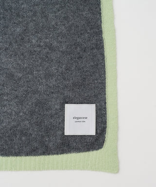 Mesh cashmere stole