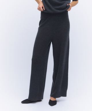 Sheer cashmere pants