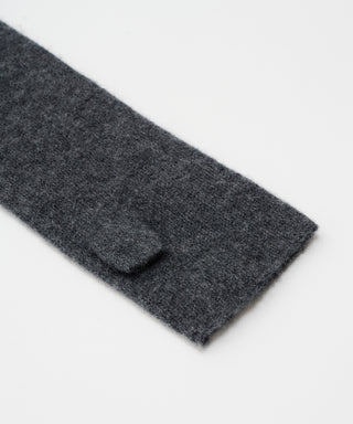 Sheer cashmere warmer long