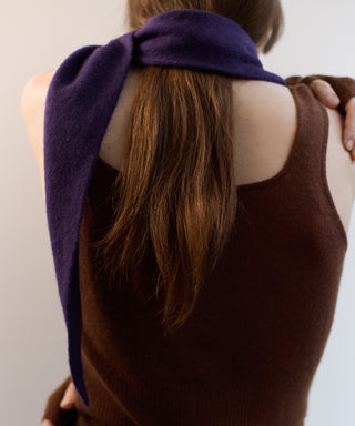 Sheer triangle scarf