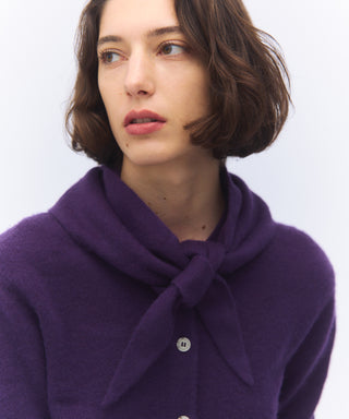Sheer cashmere cardigan