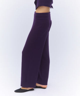Sheer cashmere pants