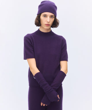Sheer cashmere warmer long