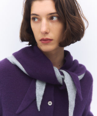 Sheer triangle scarf