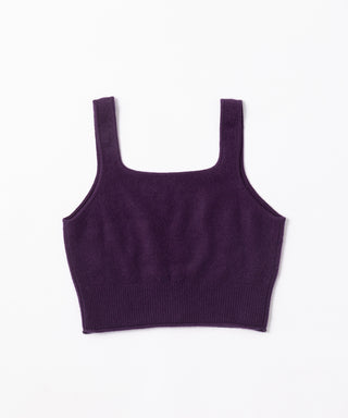 Sheer cashmere camisole