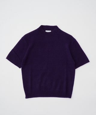 Sheer cashmere short sleeve