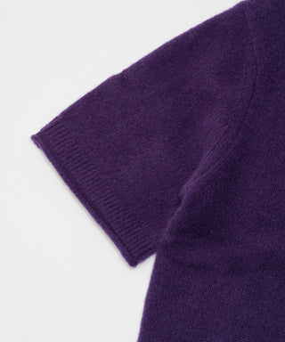 Sheer cashmere short sleeve