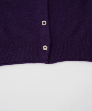 Sheer cashmere cardigan