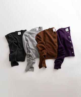 Sheer cashmere cardigan