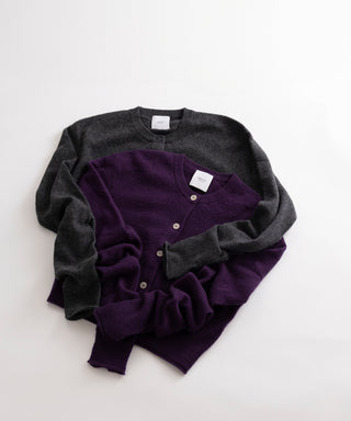 Sheer cashmere cardigan