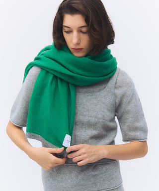 Mesh cashmere stole