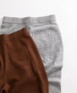 Sheer cashmere pants