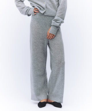 Sheer cashmere pants