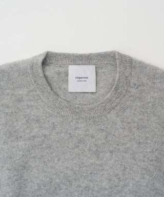 Sheer cashmere crew