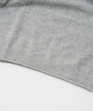 Sheer cashmere crew