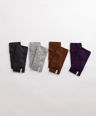 Sheer cashmere warmer short 25aw