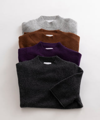 Sheer cashmere short sleeve
