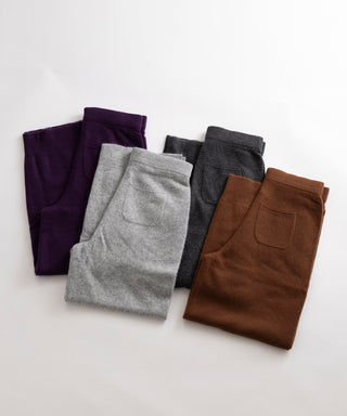 Sheer cashmere pants