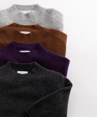 Sheer cashmere short sleeve