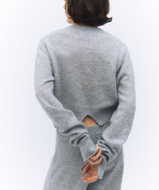 Sheer cashmere cardigan