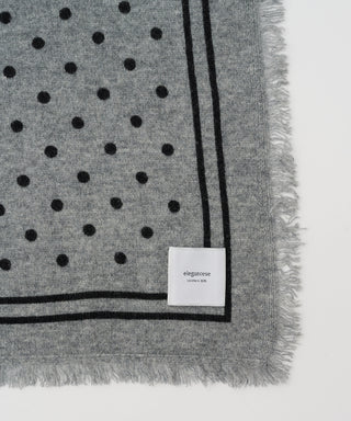 Cashmere dots scarf