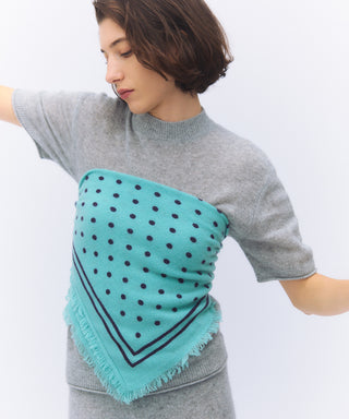 Cashmere dots scarf