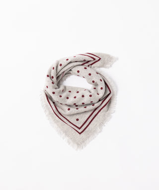 Cashmere dots scarf