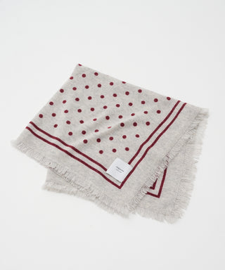 Cashmere dots scarf