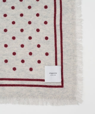 Cashmere dots scarf