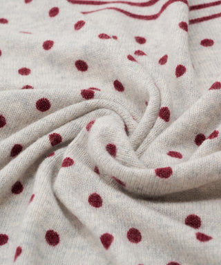 Cashmere dots scarf