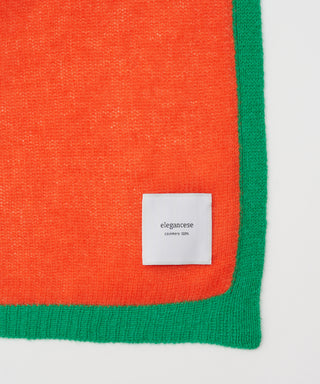 Mesh cashmere stole