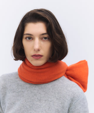 Mesh cashmere stole